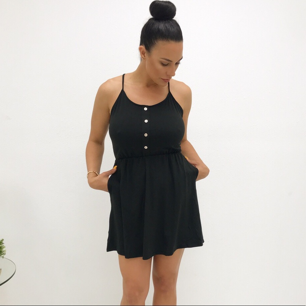 Short black dress